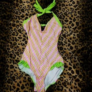 One piece bathing suit